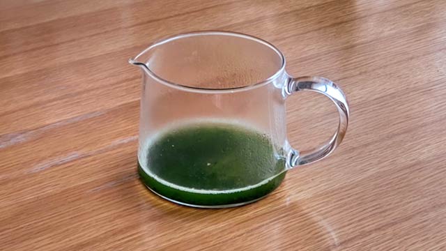 抹茶ラテの作り方3