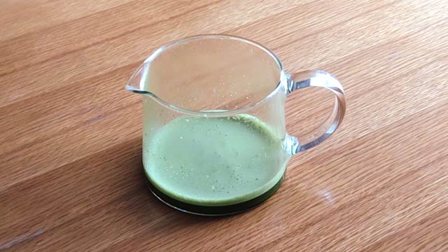 抹茶ラテの作り方5