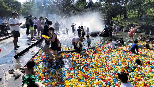 郷土の森、ボールプール1